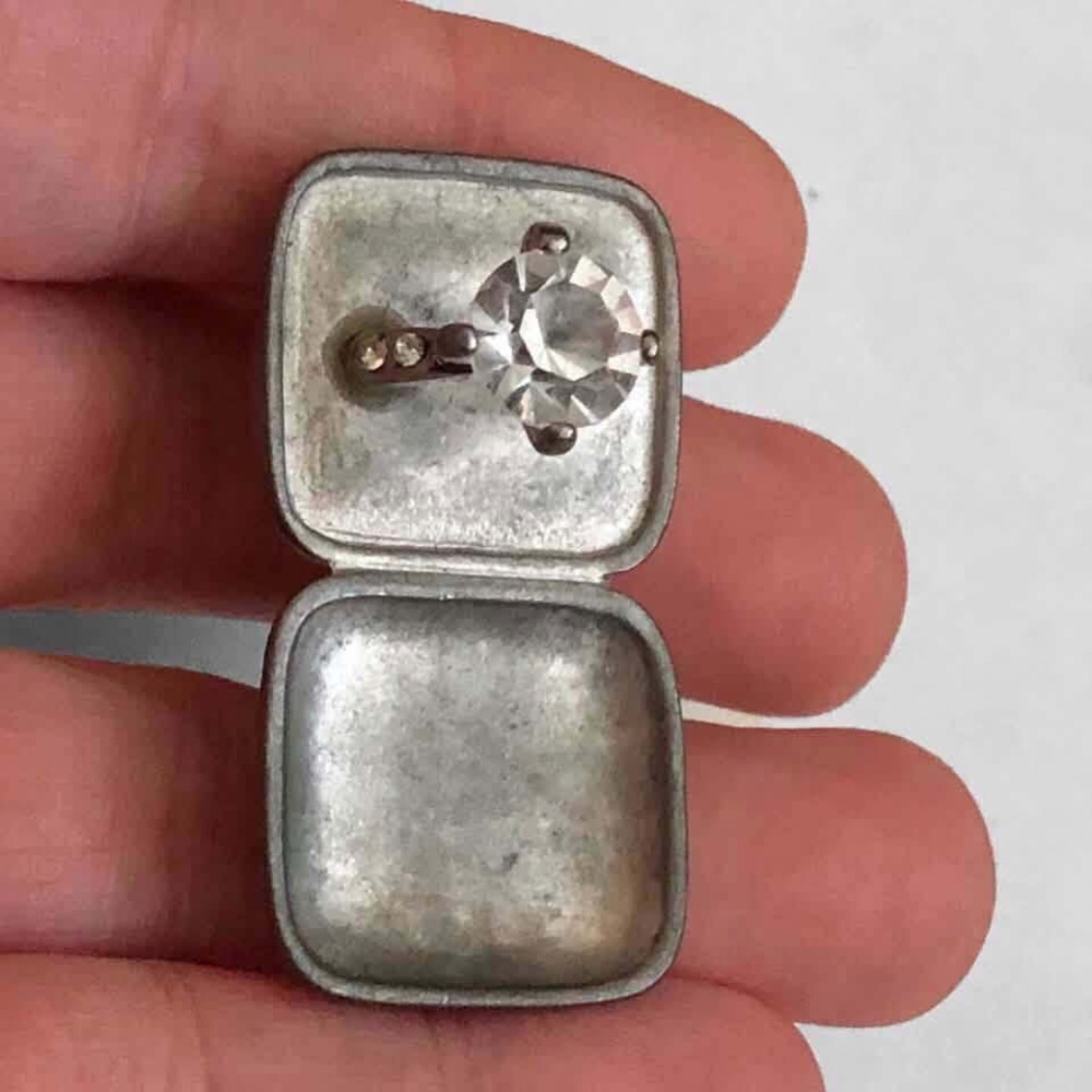 Vintage M. Jent Engagement Ring Pin